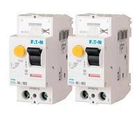 Lot De 2 Interrupteurs Différentiels Auto 40a Type Ac 30ma, Pfgm, Borne à Ressort Eaton