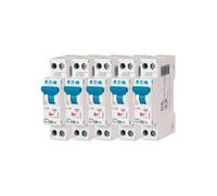 Eaton - Lot De 5 Disjoncteurs 20a Plg, Ph+n 4,5ka (en 60898) Courbe C
