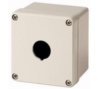 Eaton M22-I1M-SAL 118457 Boîtier en saillie 1 emplacement (Ø x H) 22 mm x 84 mm NOT-HALT gris 1 pc(s) Piece