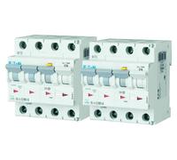 Eaton mRB4-32/3N/C/01-A : Disjoncteur différentiel/fusible, 32A, 100mA, 3P+N, lot de 2 pièces.