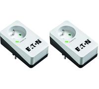 Eaton Multiprise/Parafoudre - Eaton Protection Box 1 FR - PB1F - 1 Prise FR - Blanc & Noir (Lot de 2)