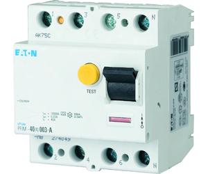 Eaton PFIM-40/4/03-MW, 40 A, 4 pôles, courant de choc conditionnel 300 mA, 1 pièce.