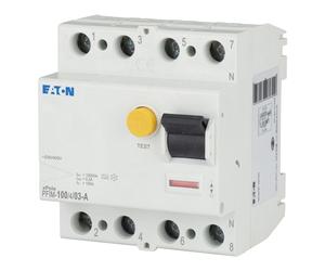 Eaton PFIM 4P 100A Type A RCCB Disjoncteur Différentiel - 102871