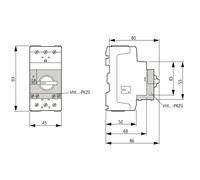 Eaton PKZM0 Disjoncteur De Protection Du Moteur 4-6.3A - 072738