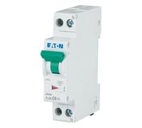 Eaton PLN6-C6/1N-DE Disjoncteur 6 A 1P+N 1 pôle + N - Caractéristique C - Interrupteur LS 1 TE une unité de division large (263279)