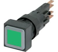 Eaton Q18LTR-GN/WB Interrupteur électrique Bouton-poussoir Noir - Vert (086413)