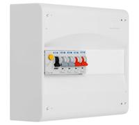 EATON - Tableau 1 rangée pré-équipé 1 inter. diff. 40A type AC + 4 disjoncteurs (2x10A et 2x16A)