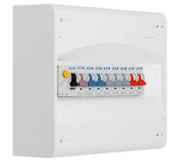 EATON - Tableau 1 rangée pré-équipé 1 inter. diff. 40A type AC + 8 disjoncteurs