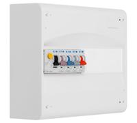 EATON - Tableau 1 rangée pré-équipé 1 inter. diff. 63A type A + 4 disjoncteurs