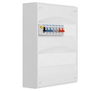EATON - Tableau 2 rangées pré-équipé 1 inter. diff. 40A type AC + 6 disjoncteurs