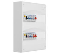 EATON - Tableau 2 rangées pré-équipé 2 inter. diff. 63A + 10 disjoncteurs