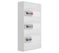 EATON - Tableau 3 rangées pré-équipé 3 inter. diff. 40A + 11 disjoncteurs