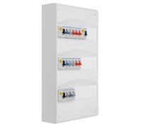 EATON - Tableau 3 rangées pré-équipé 4 inter. diff. 40A + 13 disjoncteurs