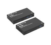 Eaton Tripp Lite Series HDBaseT Rallonge émetteur-récepteur USB sur Ethernet 100 m, 3 Ports (1 USB-C + 2 USB-A, USB 3.2 Gen 1), Cat6, Plug-and-Play, Garantie 1 an (BHDBT-U3-3A1C-K)