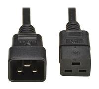 Eaton Tripp Lite Series - Rallonge de câble d'alimentation - IEC 60320 C19 pour IEC 60320 C20 - CA 250 V - 16 A - 2 m - noir - Europe - pour P/N: PLC19BK, PLC19BL, PLC19RD