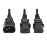 Eaton Tripp Lite Series - Répartiteur d'alimentation - IEC 60320 C14 pour power IEC 60320 C13 - 250 V - 10 A - 2 m - noir - Europe