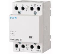 Eaton Z-SCH230/63-04 Contacteur dinstallation Tension nominale: 230 V, 240 V Courant de commutation (max.): 63 A 4 NF (R) 1 pc(s)