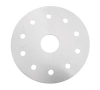 Eawfgtuw Diffuseur de chaleur en acier inoxydable pour plaque de cuisson à induction - Disque adaptateur pour casseroles en verre - Batterie de cuisine non magnétique (13 cm)