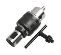 Eawfgtuw Ensemble d'adaptateurs de mandrin Weldon Tige Weldon de 1,9 cm vers B16 - Mandrin de perceuse magnétique en acier avec iletage 1/2-20 UNF, convient pour 1,5-10 mm, 1,5-13 mm, 3-16 mm (B