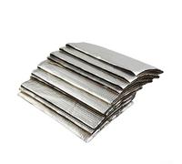 Eawfgtuw Lot de 10 tapis insonorisants en butyle pour voiture, van, camping-car, avec isolation thermique, vibration, anti-humidité, étanche - 250 mm x 180 mm