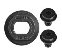 Eawfgtuw Lot de 3 brides de serrage extérieures et boulons de lame de rechange pour scies circulaires DCS391 DCS390 DC310KL, quincaillerie en acier allié