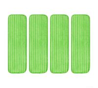 Eawfgtuw Lot de 4 tampons de nettoyage réutilisables en microfibre pour balai Swiffer XL, tampons de nettoyage humides et secs compatibles avec le bois dur, le carrelage, le stratifié