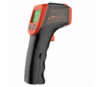 Eawfgtuw Thermomètre numérique infrarouge industriel avec écran LCD - Plage de -50 °C à 600 °C - Rapport de distance 12:1