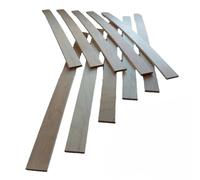 EBAC Literie Lot de 10 Lattes pour sommier et lit | 780x53x8 mm | Bois hêtre Durable - 7 Plis | Remplacement - Rechange - Renfort pour sommier/bz/clic clac/canapé