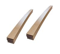 EBAC Literie Lot de 10 Lattes pour sommier et lit - AMZ | 874x48x8 mm | Bois hêtre Durable - 7 Plis | Remplacement - Rechange - Renfort pour sommier/bz/clic clac/canapé