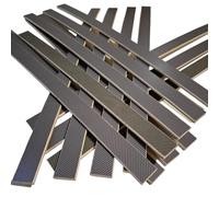 EBAC Literie Lot de 15 Lattes pour sommier et lit | 680x38x8 mm | Bois hêtre Durable - 7 Plis | Remplacement - Rechange - Renfort pour sommier/bz/clic clac/canapé