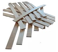 EBAC Literie Lot de 30 Lattes pour sommier et lit | 70 cm - 700x53x8 mm | Bois hêtre Durable - 7 Plis