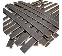 EBAC Literie Lot de 30 Lattes pour sommier et lit | 780x38x8 mm | Bois hêtre Durable - 7 Plis | Remplacement - Rechange - Renfort pour sommier/bz/clic clac/canapé