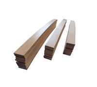 EBAC Literie Lot de 30 Lattes pour sommier et lit - AMZ | 874x48x8 mm | Bois hêtre Durable - 7 Plis | Remplacement - Rechange - Renfort pour sommier/bz/clic clac/canapé