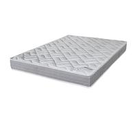EBAC Literie Matelas 140x190 Maryland roulé - Mousse - Hauteur 20 cm - 3 Zones - Soutien Ferme