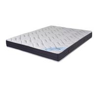 EBAC Literie Matelas 140x190 Melior - Mousse - Hauteur 20 cm - 3 Zones - Soutien Ferme