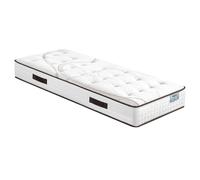 EBAC Literie Matelas 90x200 Moorea - Mousse - Hauteur 25 cm - Soutien Ferme et progressif