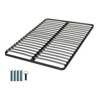 EBAC Literie Sommier à Lattes + Pieds 140x200 Epsilon - 40 Lattes Bois - Fabrication française