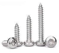 EBAIJQUO Torx Lot de 30 vis à bois, à tête ronde, en acier inoxydable 304, auto-taraudeuses, haute résistance, pour la construction et la menuiserie, M6 x 30 mm