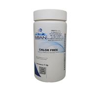 EBAN - Réducteur de Chlore pour Piscine, Granulés, Chlor Free, 1 kg | Granulés pour réduire le chlore libre dans l’eau de piscine après un dosage élevé, avec la circulation en fonctionnement