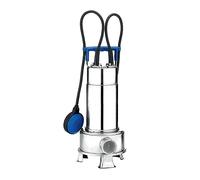 Ebara série Right 100 mais Pompe électrique monophasé submersible pour eaux chargées en Aisi 304 avec galleg