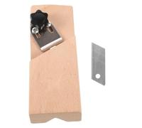 Ébavureur Affleureuse de Chants, Rabot Manuel Acier Beige | Trimming Précis, Usage Polyvalent, Format Portable, Finition Soignée, pour Atelier, Bricolage et Menuiserie Légère