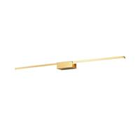 EBAYTV éclairage d'image, Applique murale moderne à LED for miroir de salle de bain, 19W-27W L70 90 110cm AC85V-265V, lampe de vanité murale,lumières sans fil pour mur(Warm white,90cm Gold)