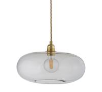 EBB & FLOW Horizon Lampe à suspension Ø 36 cm Transparent avec câble doré