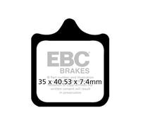 EBC Brake Pads FA322/4HH (4 pi?Ces par Jeu)