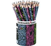 Eberhard Faber 511899 - Neon potlodenset, 72 potloden in een koker, HB hardheid