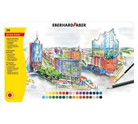 EBERHARD FABER 516036 EBERHARD FABER Crayon aquarelle Artist Color, étui métallique de 36 pièces