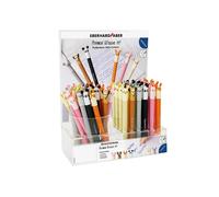 EBERHARD FABER 560103 EBERHARD FABER Stylo à encre gel Animal Erase it , présentoir de 72 pièces