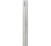 Eberhard Faber 570009 - Règle en aluminium, env. 30 cm, règle en métal antidérapante et incassable