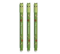 Eberhard Faber - Stylo à bille effaçable Fruity Erase It Avocat | 3 stylos à encre gel bleus 0,7 mm