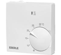 Eberle Controls Thermostat d'ambiance RTR‑S 6202‑6 Blanc extra‑plat 5–30 °C avec réduction